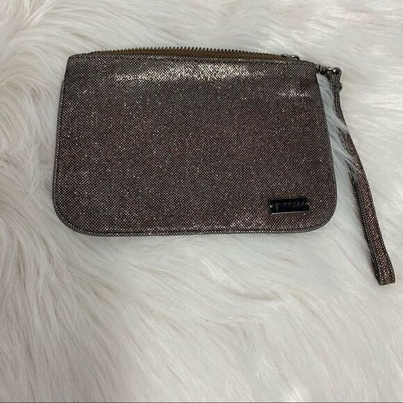 Express Gold Wristlet Makeup Bag - Picture 1 of 4
